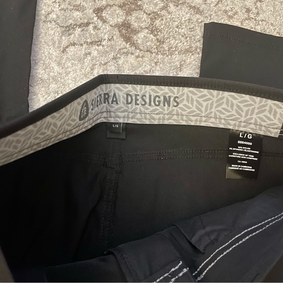 Sierra Designs Black Technical Trousers Size Large - Picture 8 of 12